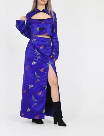 Fusta Vero Moda, albastru