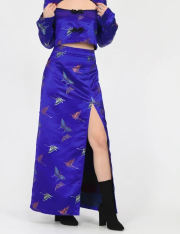 Fusta Vero Moda, albastru