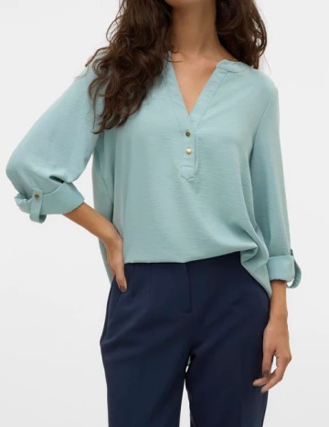 
						Camasa Vero Moda, bleu