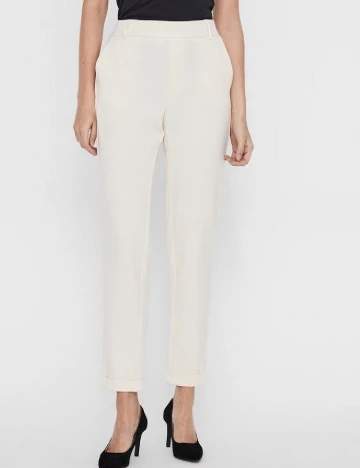 Pantaloni Vero Moda, ecru
