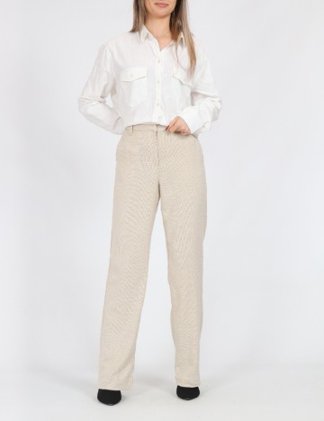 
						Pantaloni Vero Moda, crem