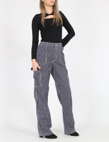 Pantaloni Only, bleumarin