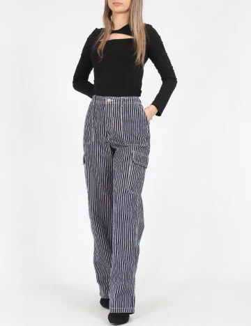 Pantaloni Only, bleumarin