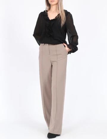 Pantaloni Jacqueline de Yong, gri