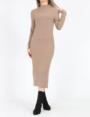 Rochie medie Vero Moda, maro