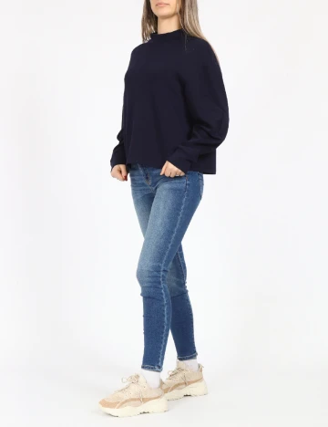 Bluza Kashion, bleumarin Albastru