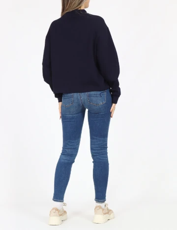 Bluza Kashion, bleumarin Albastru