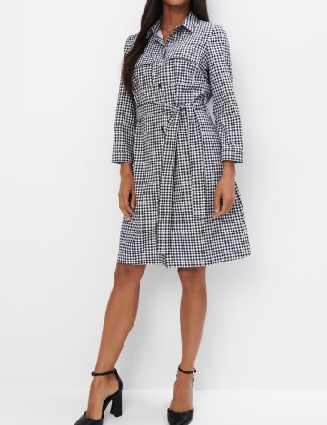 
						Rochie scurta Mohito, alb/negru