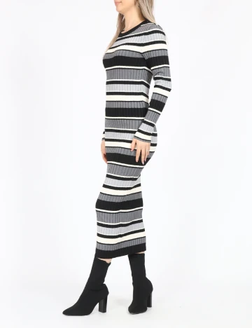 Rochie lunga Only, gri