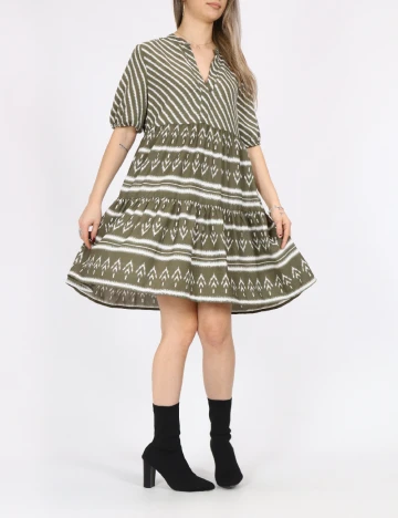 Rochie scurta Jacqueline de Yong, verde Verde