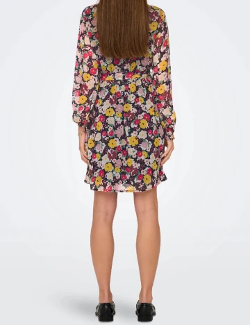 Rochie scurta Jacqueline de Yong, floral print