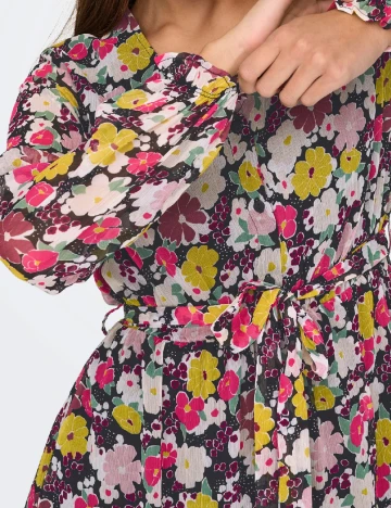 Rochie scurta Jacqueline de Yong, floral print
