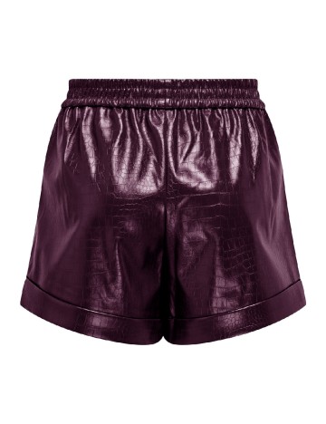 Pantaloni scurti Only, pruna