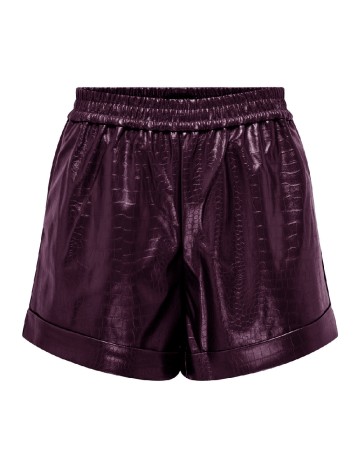 Pantaloni scurti Only, pruna
