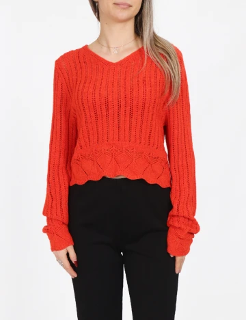 Bluza Only, portocaliu