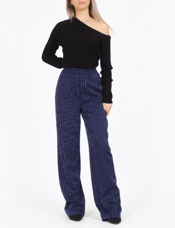 
						Pantaloni Only, bleumarin