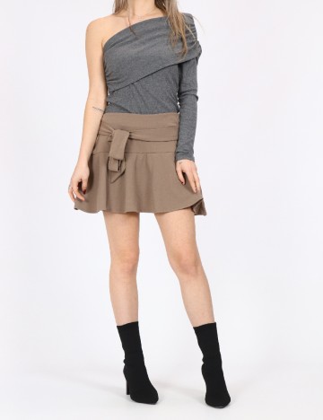 
						Fusta pantalon Jacqueline de Yong, maro