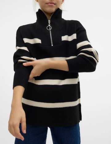 Pulover Vero Moda Kids, negru