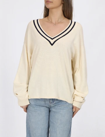 Bluza Pieces, crem