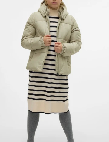 Geaca Vero Moda Kids, verde deschis