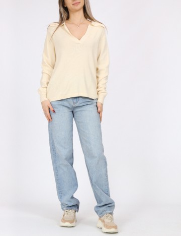Bluza Pieces, crem