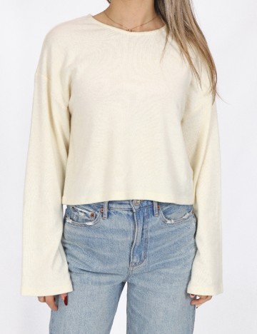 
						Bluza Pieces, ecru