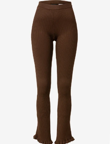 Pantaloni Pieces, maro Maro