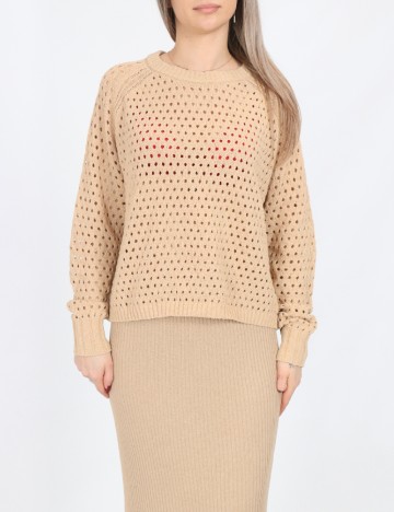 
						Bluza Pieces, maro