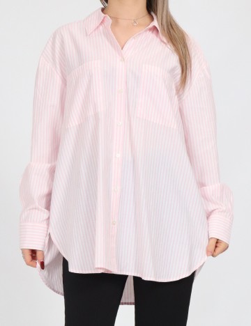 
						Camasa Oversize Pieces, roz