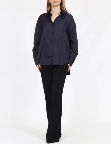 Camasa Oversize Only, bleumarin