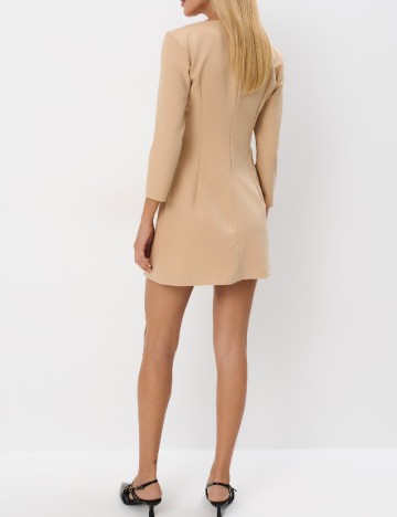 Rochie scurta Mohito, crem