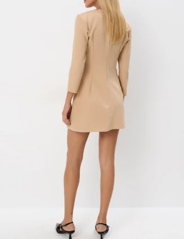 Rochie scurta Mohito, crem