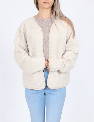 
						Jacheta Oversize Only, crem