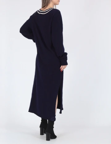 Rochie lunga Pieces, bleumarin