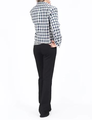 Sacou Only, albastru/alb