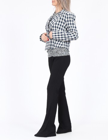 Sacou Only, albastru/alb