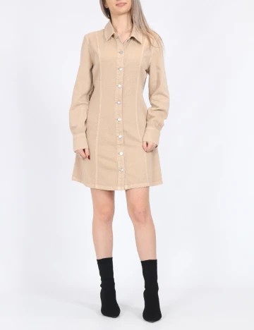 Rochie scurta Only, maro