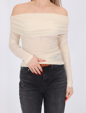 
						Bluza Only, ecru