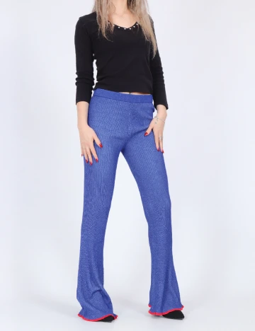 Pantaloni Something New, albastru Albastru