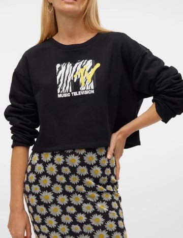 
						Bluza Something New, negru