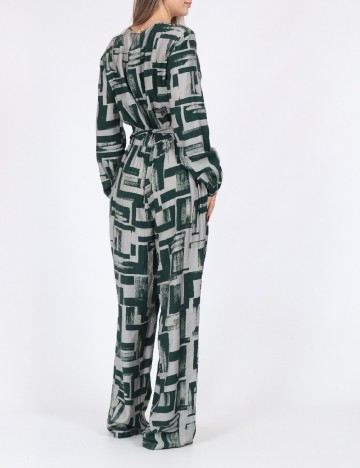 Salopeta Vero Moda, verde/gri