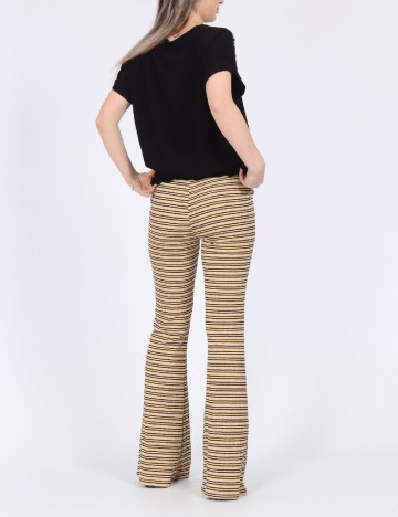Pantaloni Something New, crem