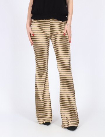 Pantaloni Something New, crem