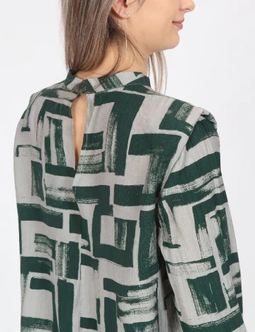 Bluza Vero Moda, verde/gri Verde