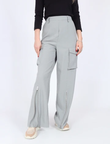 Pantaloni Vero Moda, gri