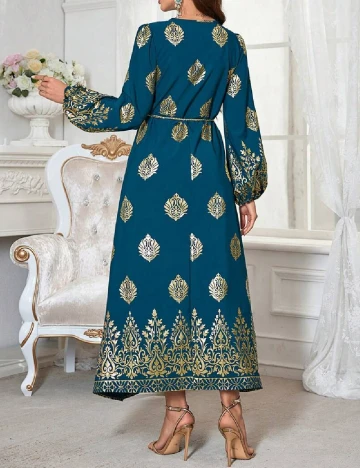 Rochie lunga SHEIN, turcoaz