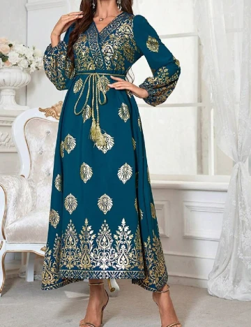 Rochie lunga SHEIN, turcoaz