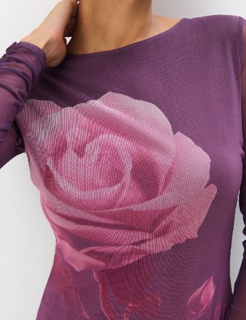 Rochie medie Mohito, mov