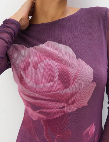 Rochie medie Mohito, mov