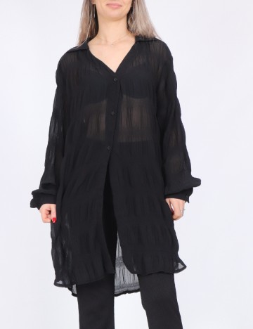 
						Camasa Oversize SHEIN, negru